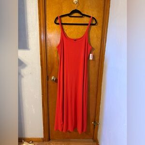 Old Navy Red Maxi Dress Size XXL